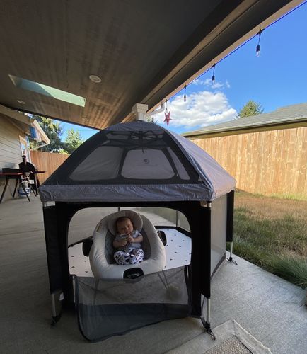 Customer photo review of Pop N' Go® Playpen