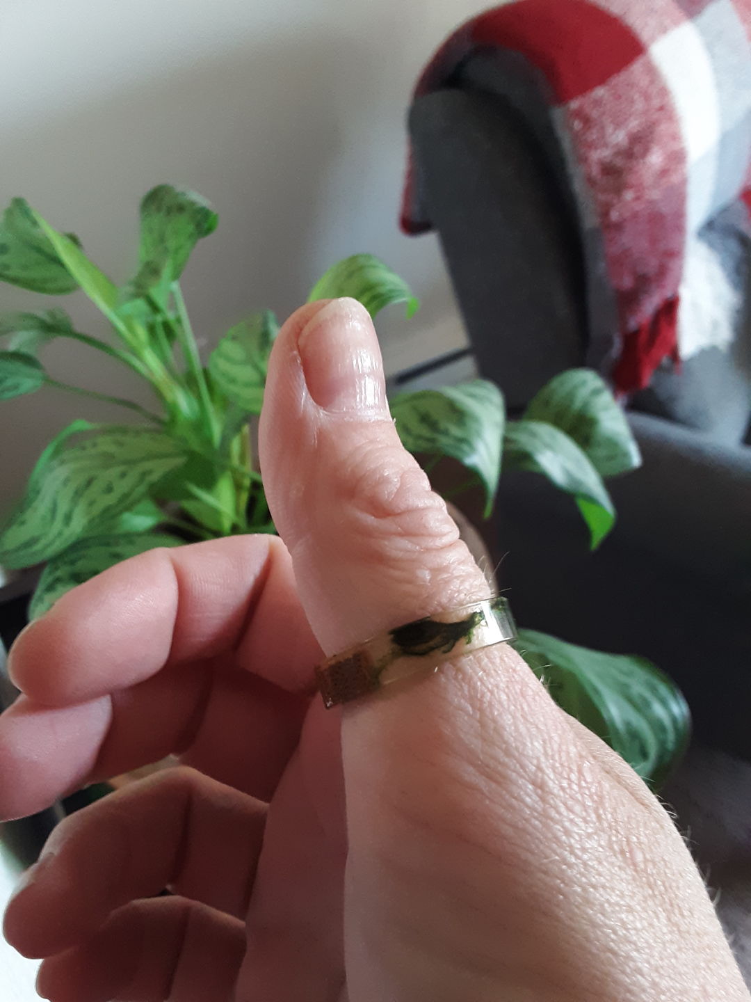 Customer photo review of Forest Soul Resin Ring