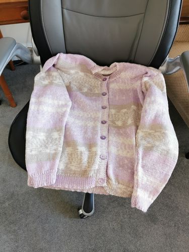 Customer photo review of Ladies Mystery Knitting Box