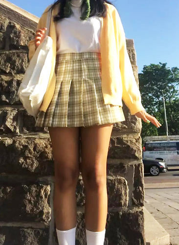 Customer photo review of Lil Sweetheart Pleated Skirt