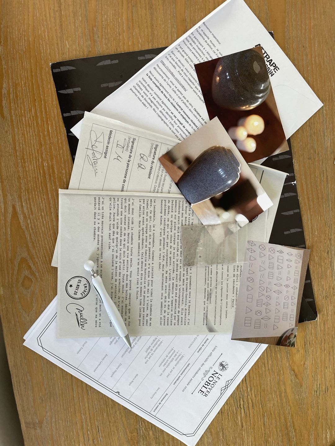 Customer photo review of Dossier Cendres (analogique)