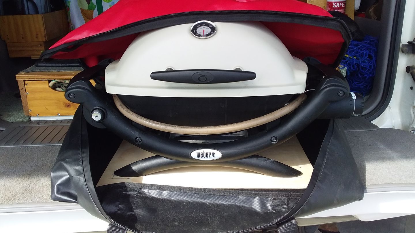 Customer photo review of Carry Bag To Suit the Weber Baby Q1000, Q1200 Q100