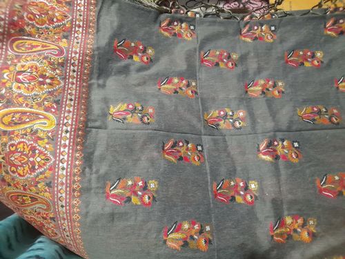 Customer photo review of AMBER GREEN  WOVEN BANARASI SILK SAREE