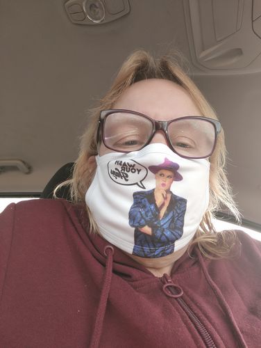 Customer photo review of Wash your Hans Mask