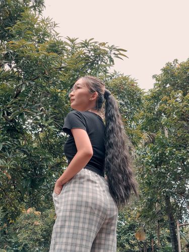 Customer photo review of 26" Mermaid Waves Ponytail