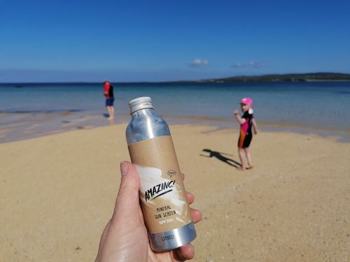 Customer photo review of Mineral Sunscreen - SPF50+ (150 ml)