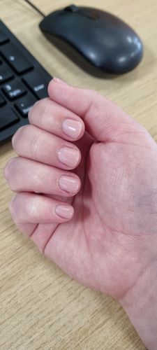 Customer photo review of SMART Fiber Base "Didier Lab", Shimmer Nude, 10ml