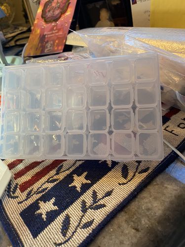 Customer photo review of Storage Box for Diamond Painting