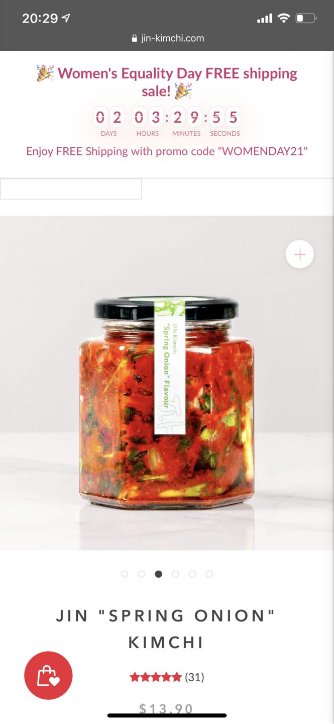 Customer photo review of JIN "Spring Onion" Kimchi