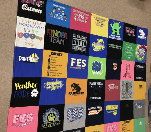 Customer photo review of Classic T-Shirt Blanket