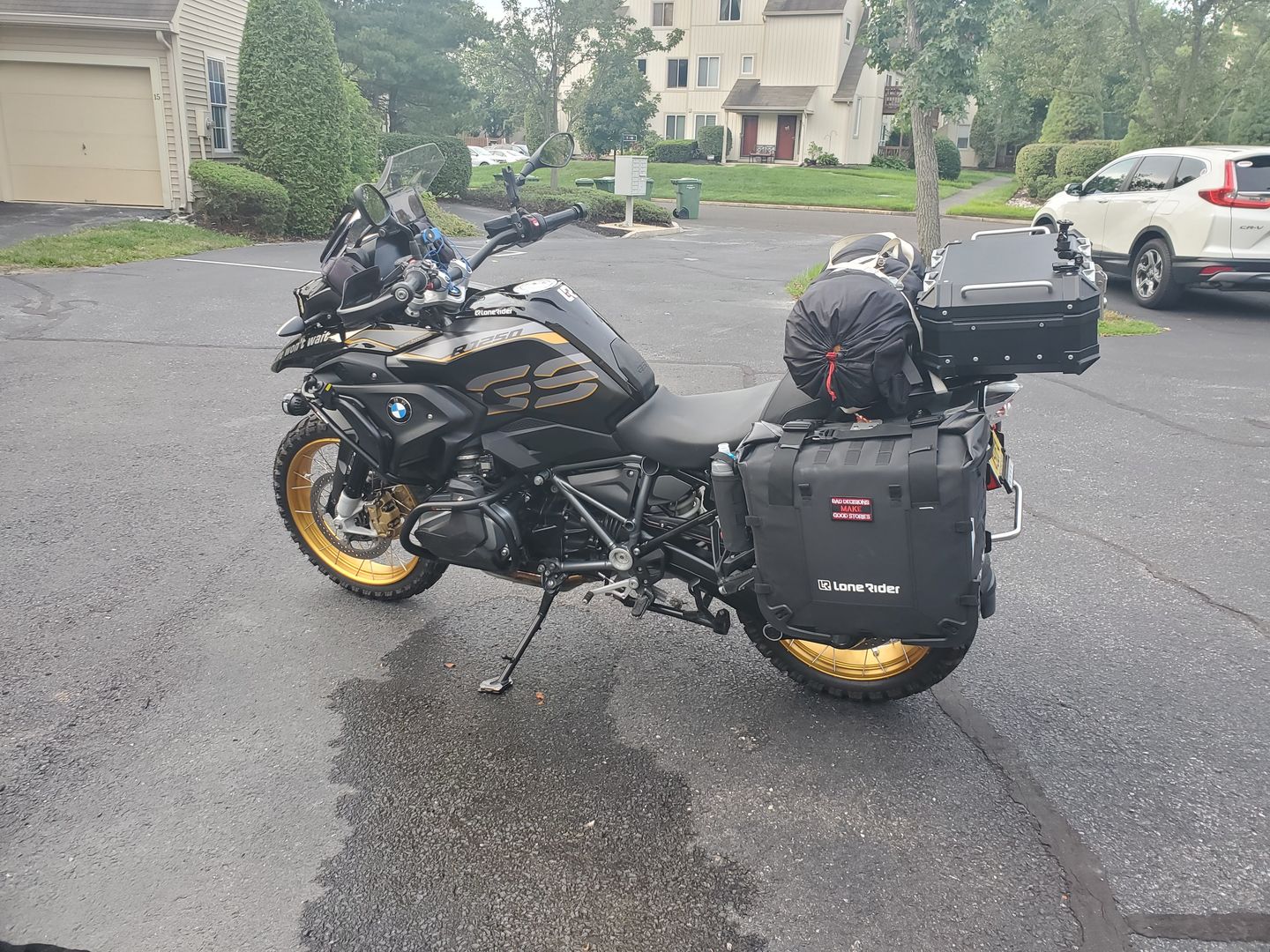 Customer photo review of MotoBag Quick Release System