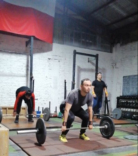 Customer photo review of Muñequeras Crossfit Camo Army