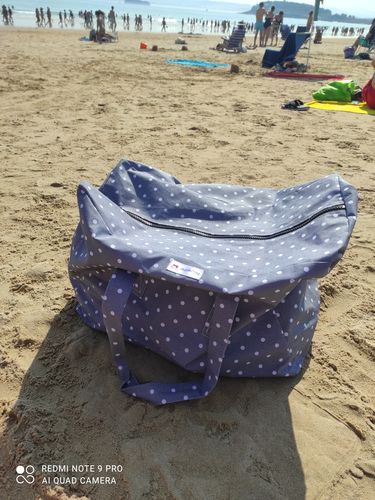 Customer photo review of Bolsa MyBigBag® Topos Gris