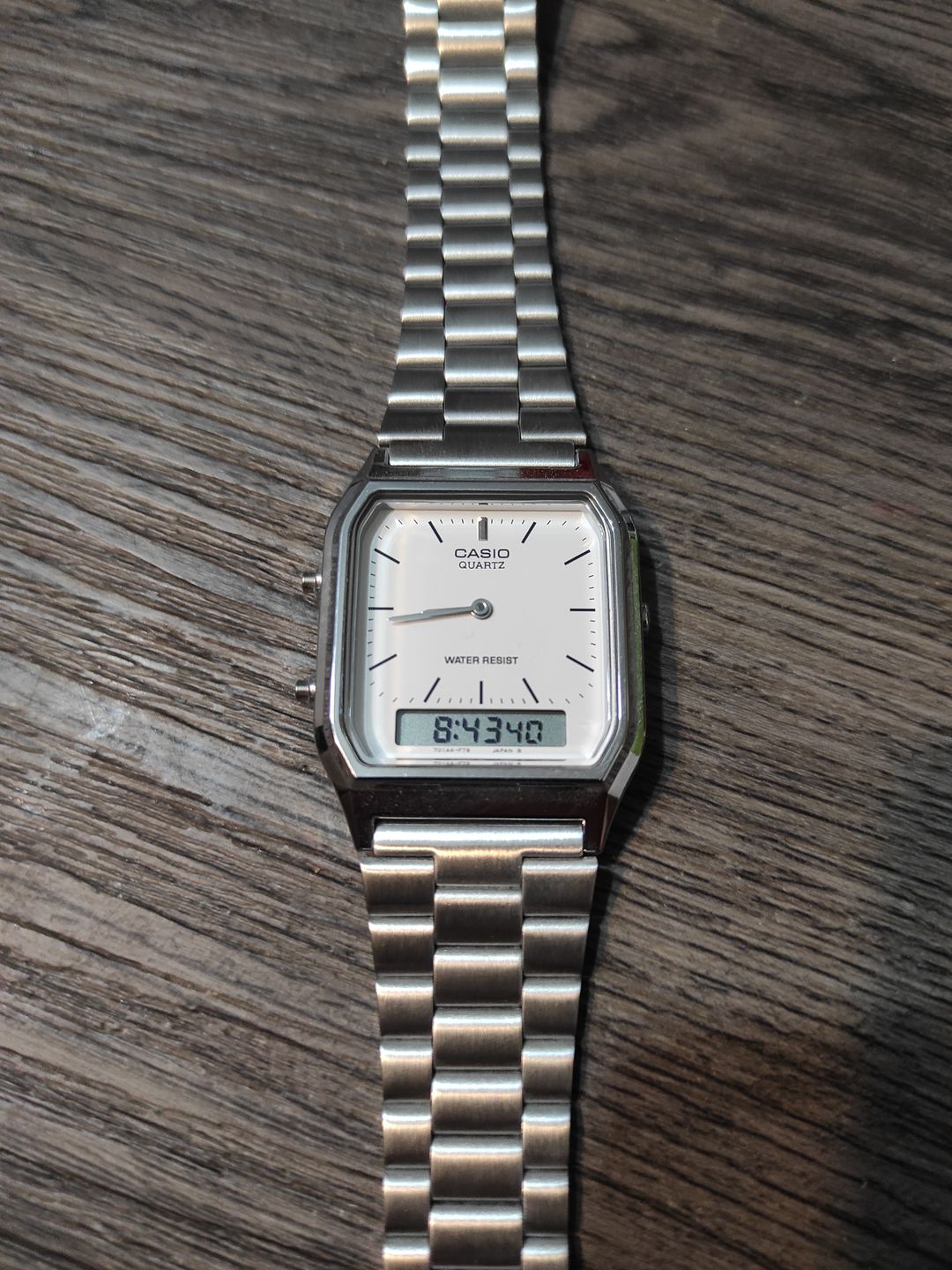 Customer photo review of Reloj Casio Vintage AQ-230A-7DMQ Plateado