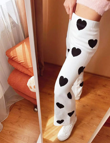 Customer photo review of Black Heart Trousers