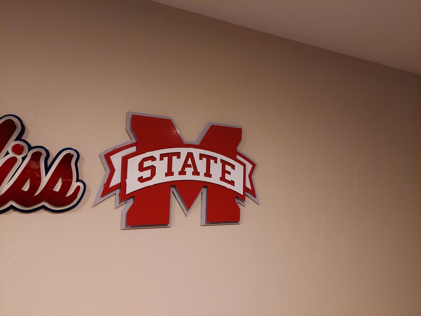 Customer photo review of Mississippi State University "M State" 3D Metal Artwork