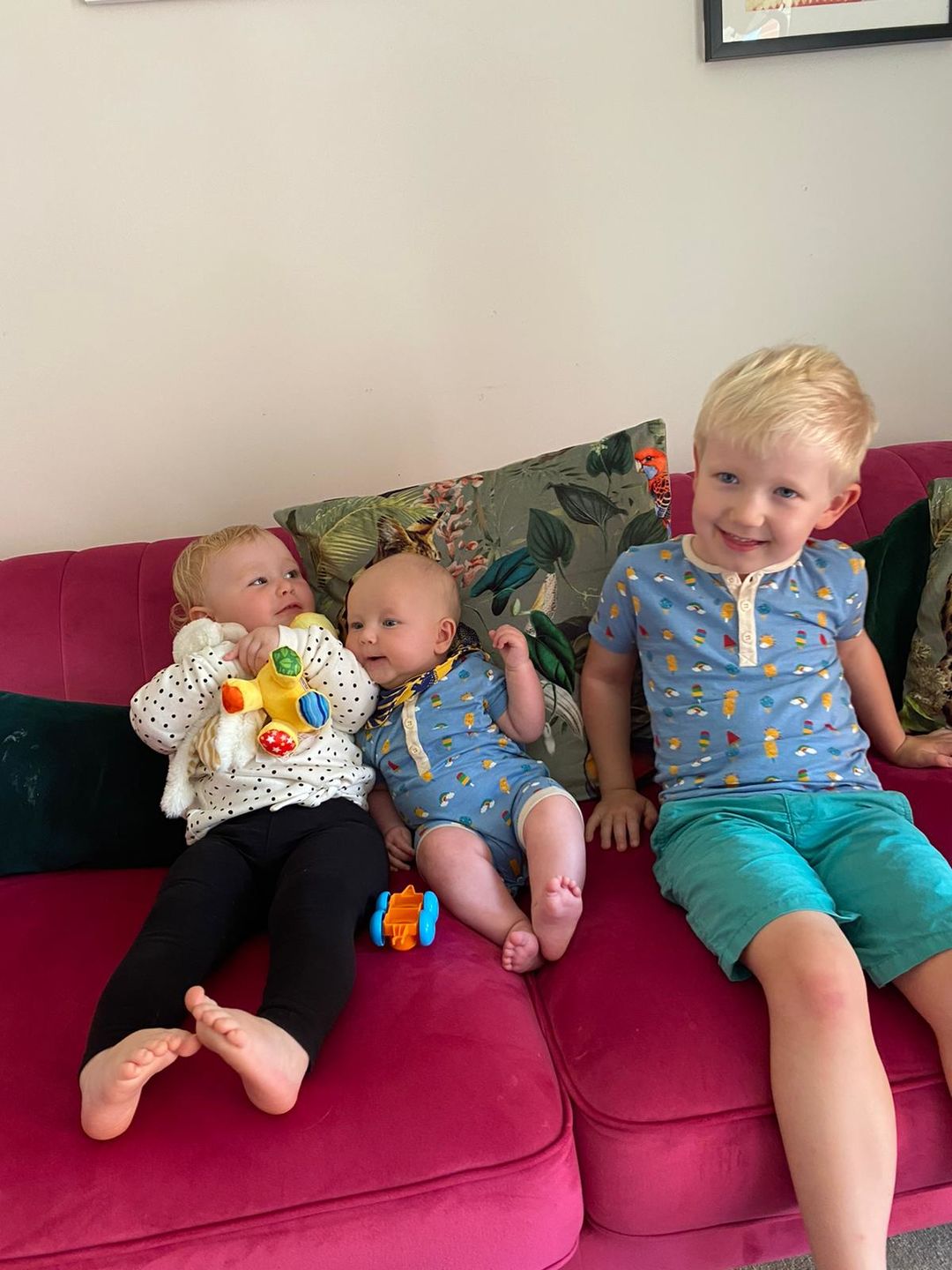 Customer photo review of Summer Days Organic Shortie Romper