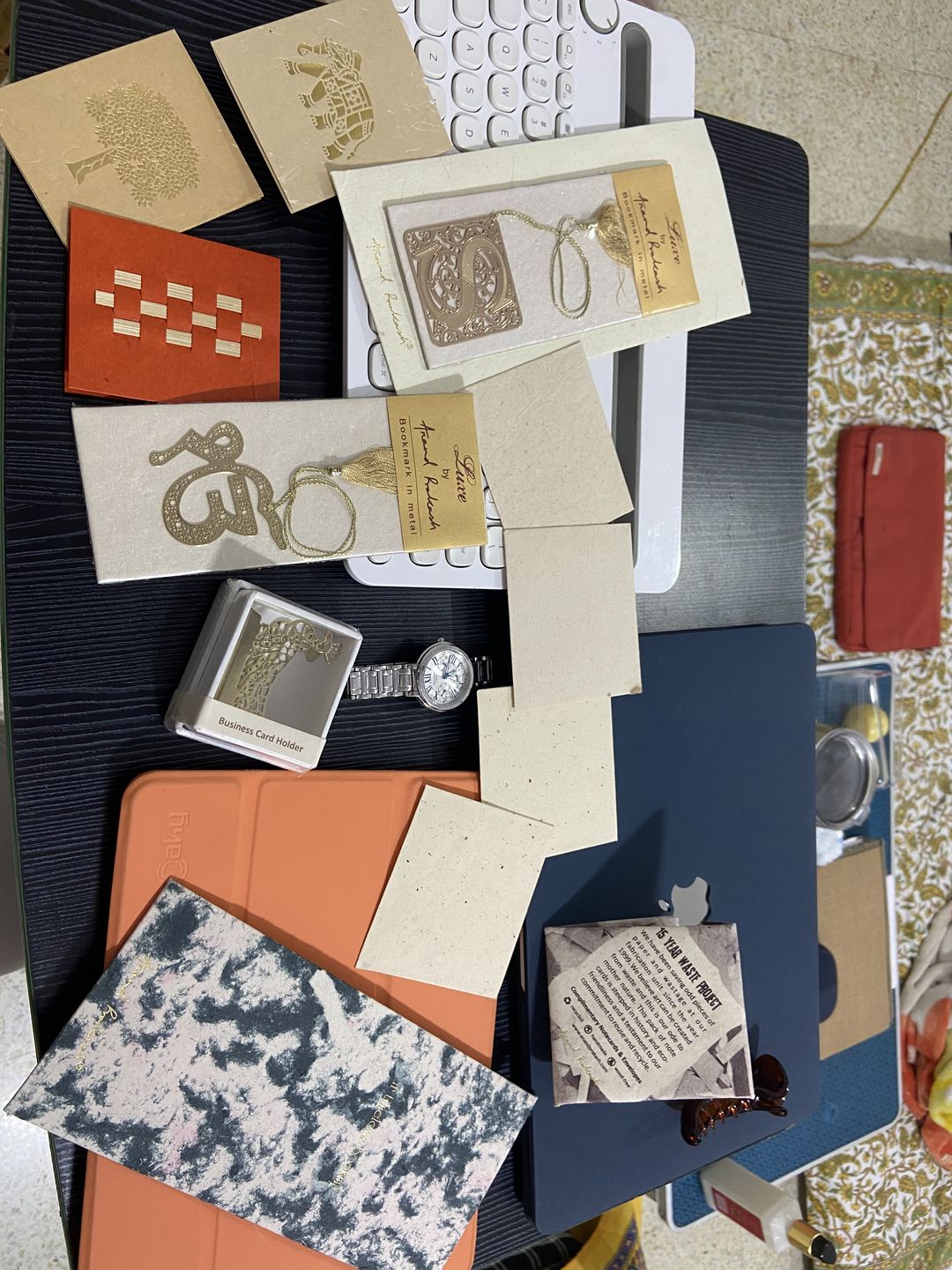 Customer photo review of Business Card Holder - Peacock
