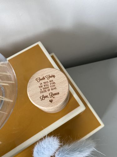 Customer photo review of Personalised Tooth Fairy Box