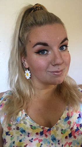 Customer photo review of The Book of Pop Out Earrings