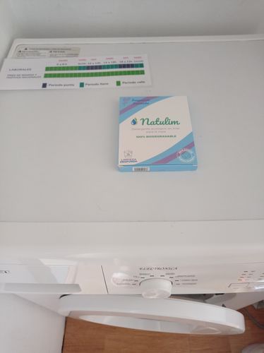 Customer photo review of Eco-Tiras de Detergente 40 lavados Natulim