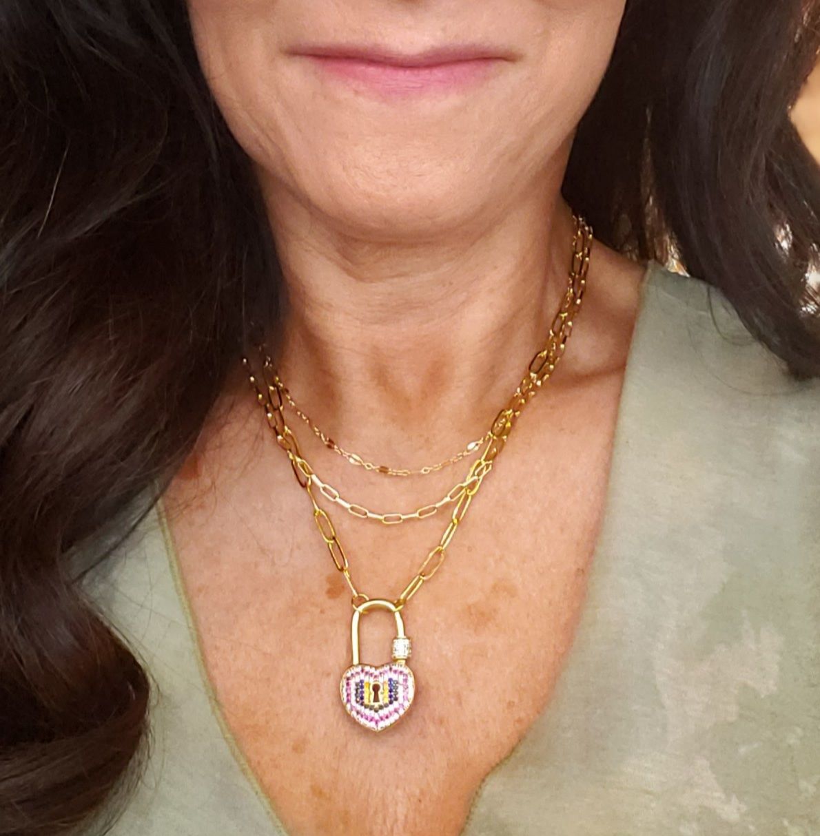 Customer photo review of Young Love Necklace