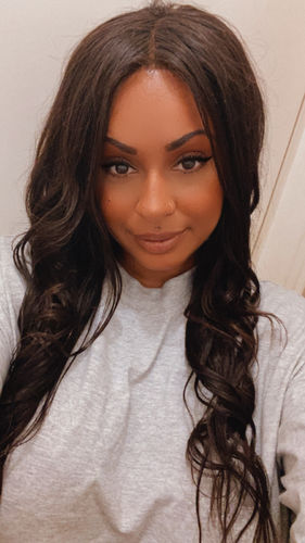 Customer photo review of Front lace 4x4"  | Body Wave