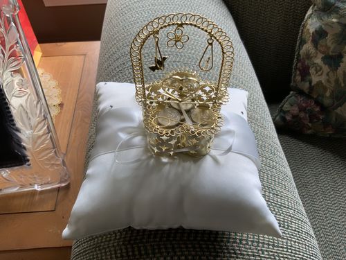 Customer photo review of Flower Basket Arras Arrhae Unity Wedding Coins for Filipino Wedding Ceremony (Custom: Large, Gold)