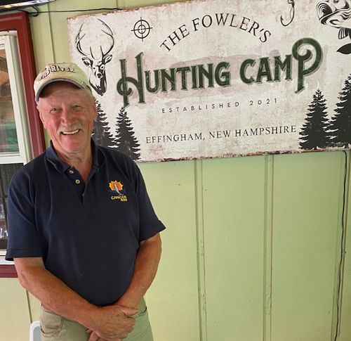 Customer photo review of Fishing And Hunting Sign