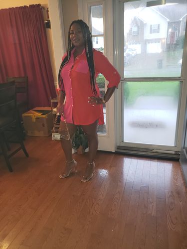 Customer photo review of Patchwork Classic Irregular Mini Dress