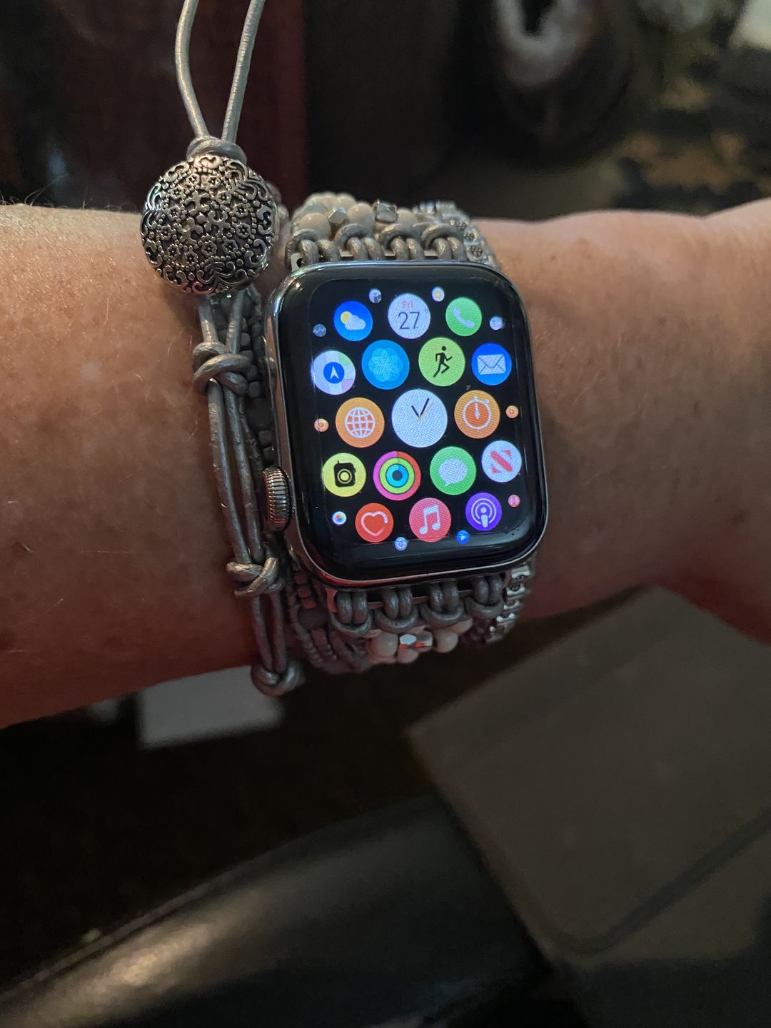 Customer photo review of Healing Turquoise Protection Apple Watch Strap