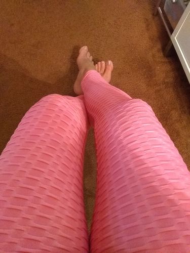 Customer photo review of Anti Cellulite Compression Leggings