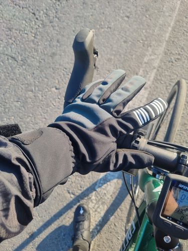 Reseña con foto de un cliente sobre Guantes Térmicos 6098 Green Lameda