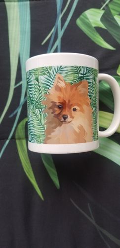 Customer photo review of Custom Pet Coffee Mug