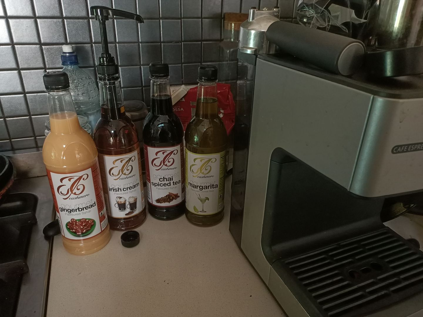 Customer photo review of Irish Cream Coffee Syrup