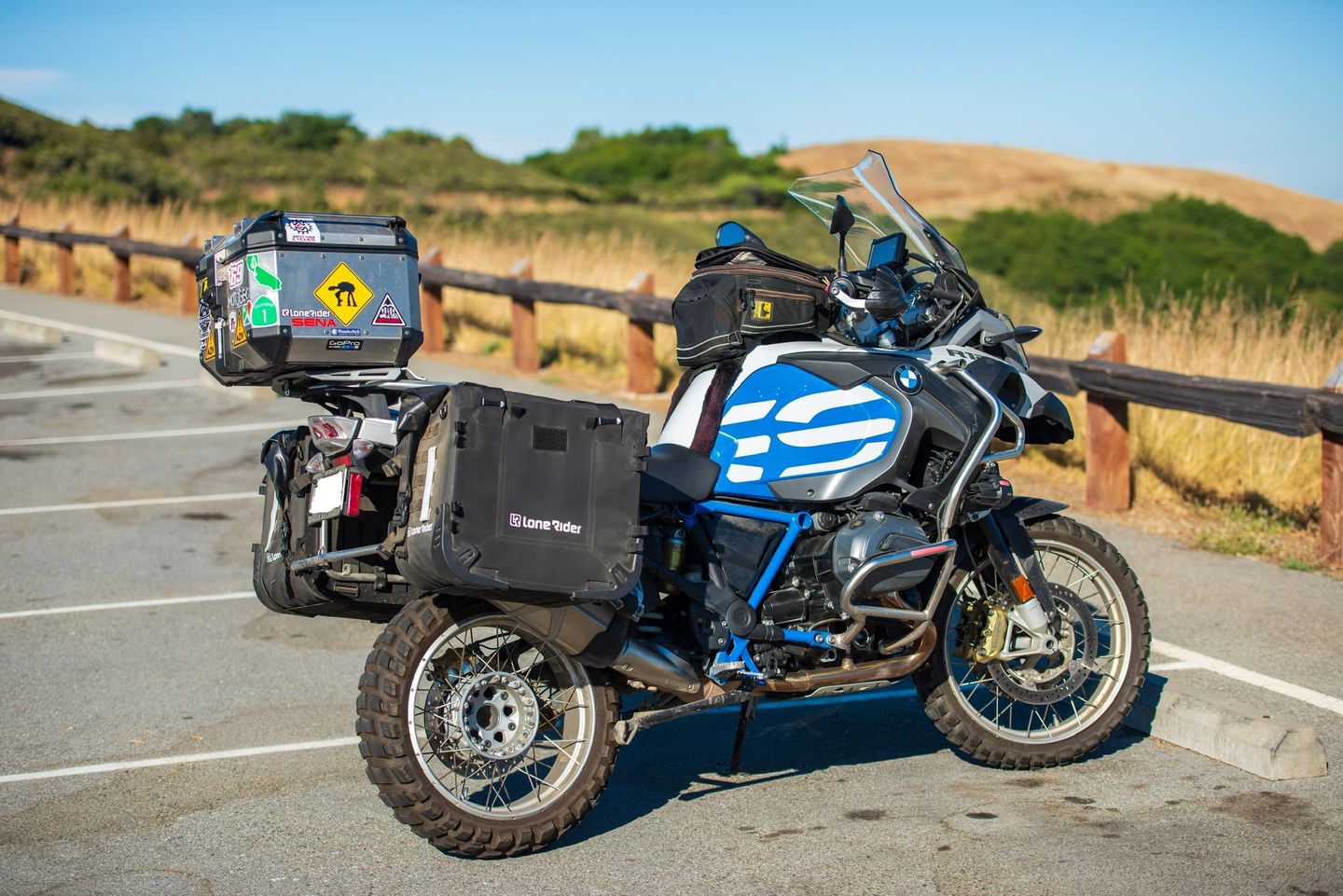 Customer photo review of MotoBag Quick Release System