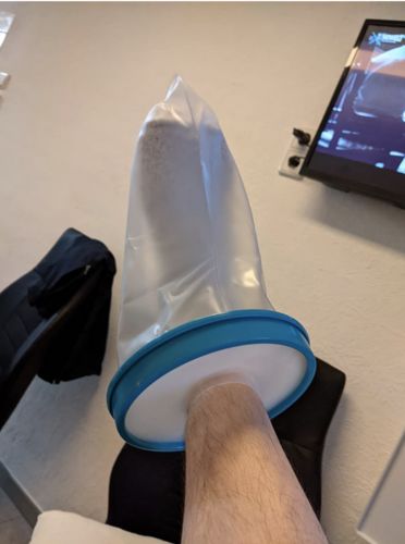 Customer photo review of Wasserdichter Gipsschutz DM