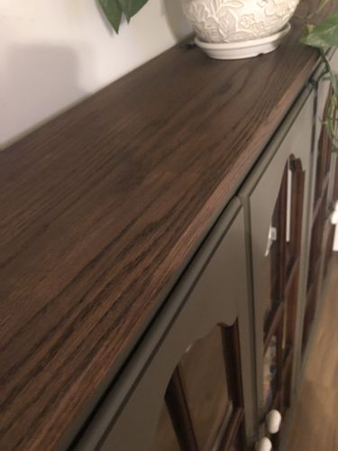 Customer photo review of Auburn Mahogany - Gel Stain