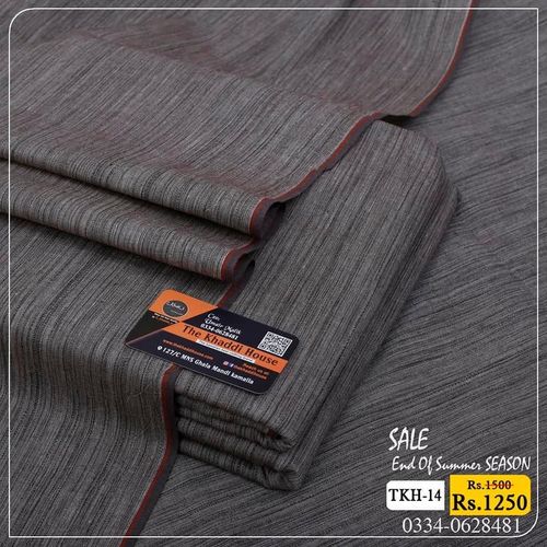 Customer photo review of Fantasy Chambray Fine Quality Wash and Wear ( Unstitched ) Blue