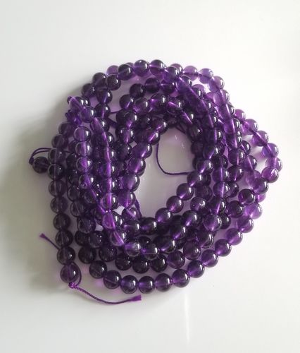 Customer photo review of 15.5" Natural 5A dark amethyst round beads 6mm/8mm/10mm/12mm, gemstone