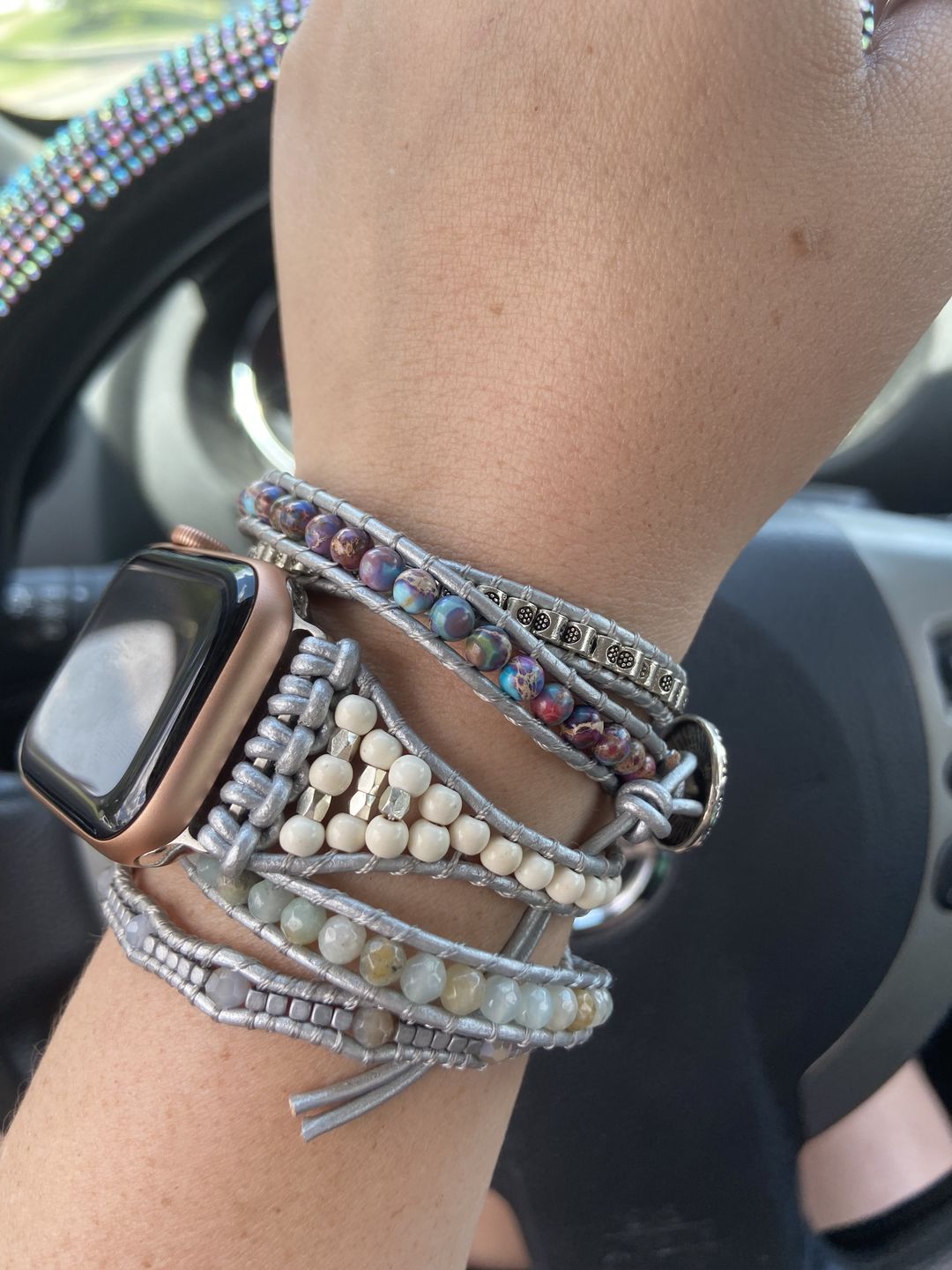 Customer photo review of Healing Turquoise Protection Apple Watch Strap