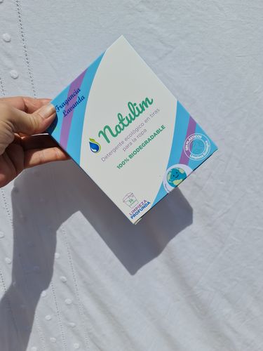 Customer photo review of Eco-Tiras de Detergente 40 lavados Natulim