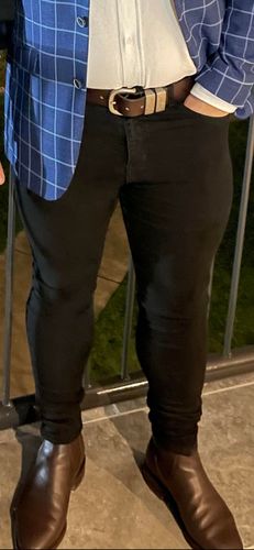 Customer photo review of Ultra Stretch Jeans - Skinny Fit - Jet Black