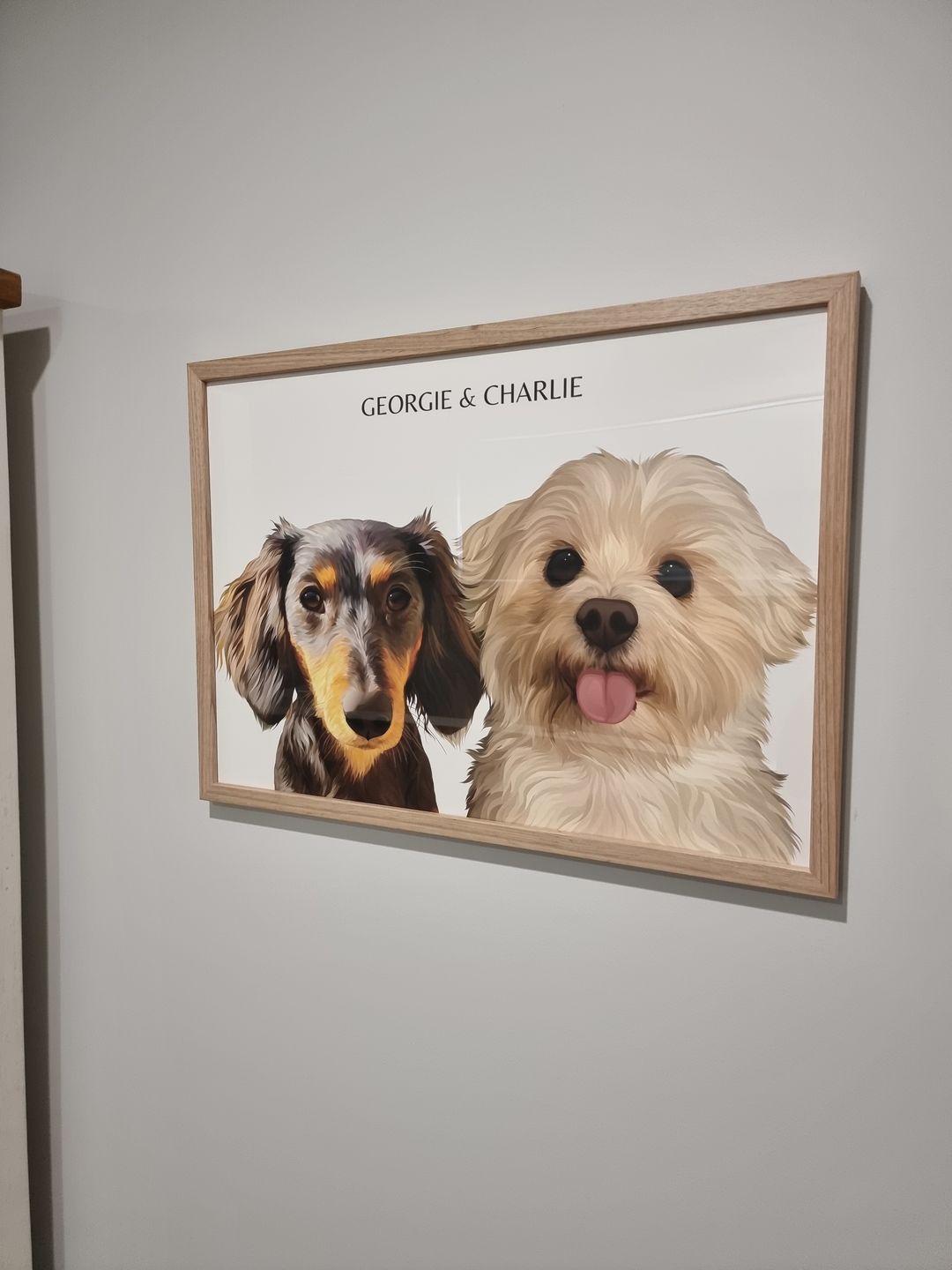 Customer photo review of Custom Pet Portrait (Digital Copy)