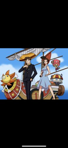 Customer photo review of Custom Anime Style Portraits of Your Choice