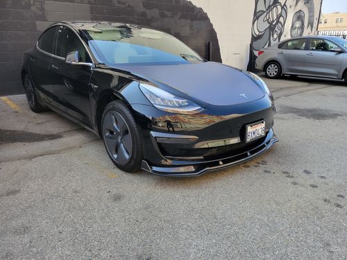 Customer photo review of Front Fog Light Covers for Tesla Model 3