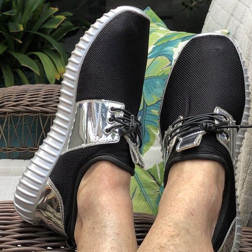 Customer photo review of Astra Sneakers - Instant Foot Pain Relief