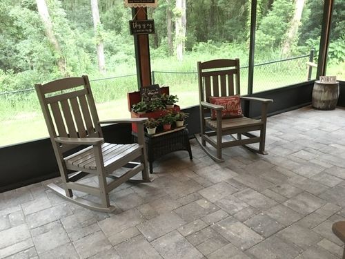 Customer photo review of Set of 4 DuraWeather Poly® Classic King Size Porch Rockers
