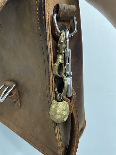 Customer photo review of TORTOISE BELL | Brass