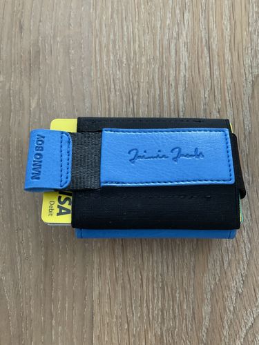 Customer photo review of Nano Boy Pocket with leather coin pocket